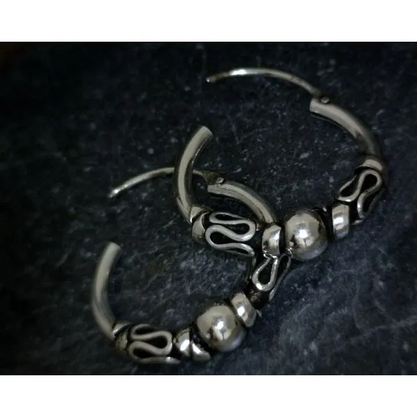 SS Celtic Accents and Silver Ball Hoops Vulcan's Forge LLC KANSAS CITY, MO