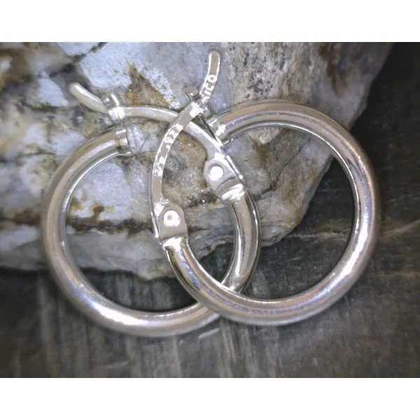 SS 15mm Hoop Earring Vulcan's Forge LLC Kansas City, MO