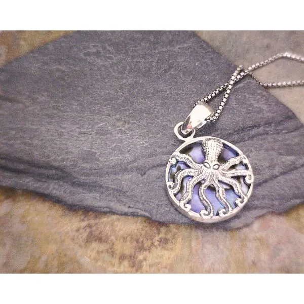Sterling Octopus over Mother Of Pearl Vulcan's Forge LLC KANSAS CITY, MO