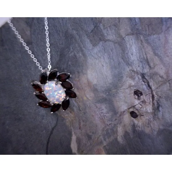 Sterling Silver Opal Pendant Vulcan's Forge LLC KANSAS CITY, MO