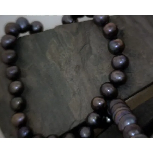 Black Pearl Necklace Vulcan's Forge LLC KANSAS CITY, MO
