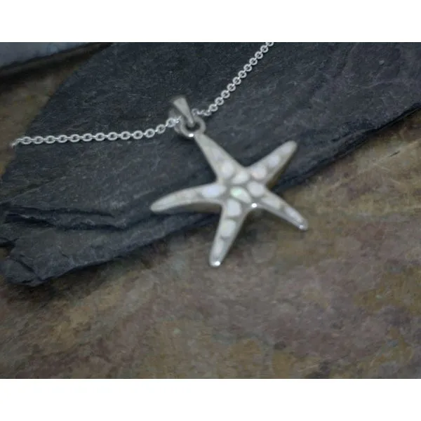 Sterling White Opal Starfish w Vulcan's Forge LLC KANSAS CITY, MO
