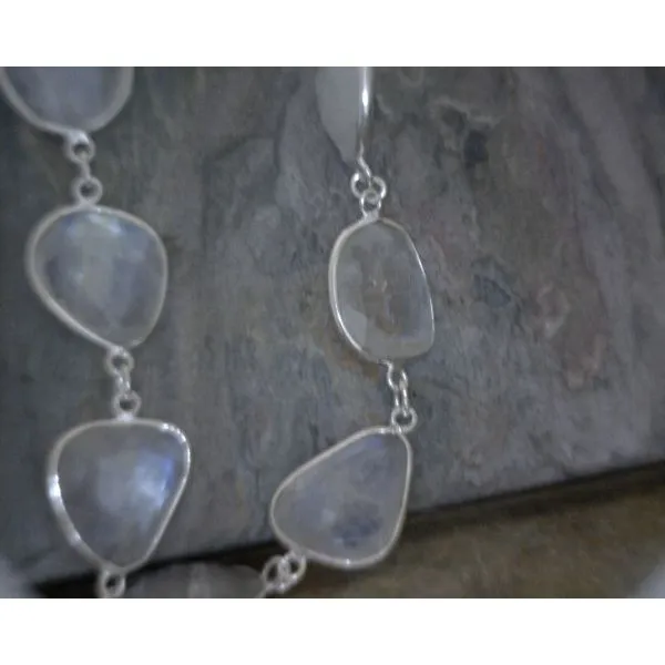 Sterling Silver Moonstone Necklace Vulcan's Forge LLC Kansas City, MO