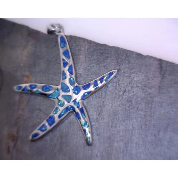 Sterling Silver Opal Starfish Vulcan's Forge LLC Kansas City, MO