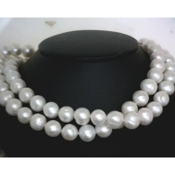Sterling Two Strand Pearl Necklaced 18