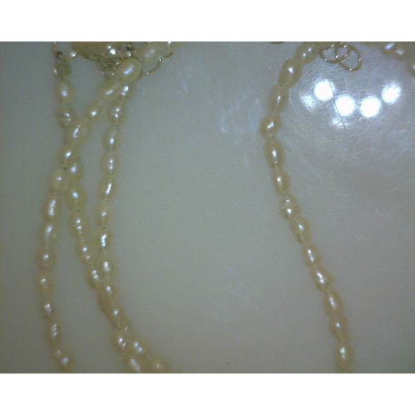 SS Freshwater Pearl Beaded Necklace 18