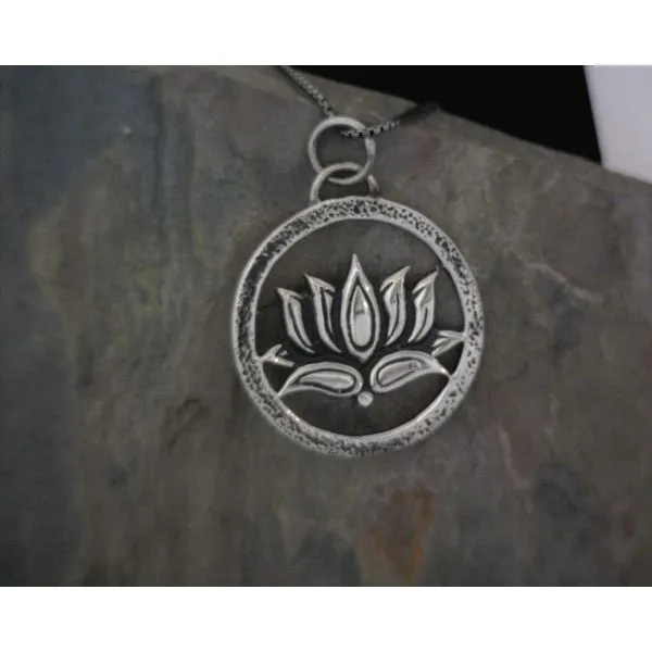 Sterling Silver Lotus Pendant Vulcan's Forge LLC KANSAS CITY, MO
