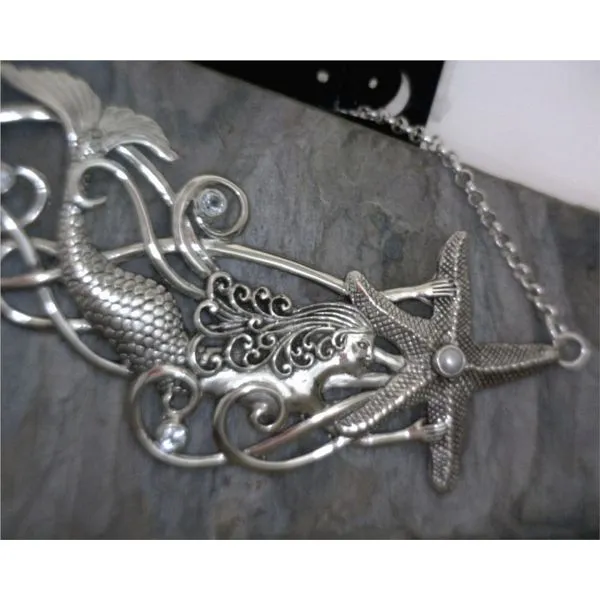 Sterling Silver Mermaid Necklace Vulcan's Forge LLC KANSAS CITY, MO
