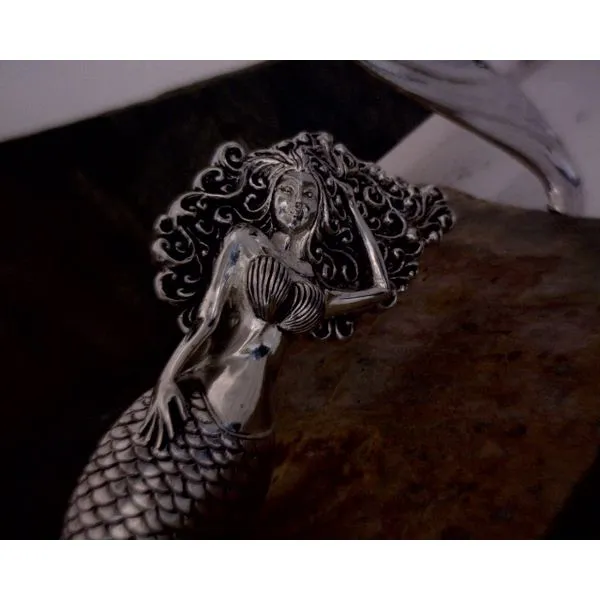 Sterling Silver Mermaid Torc Vulcan's Forge LLC Kansas City, MO