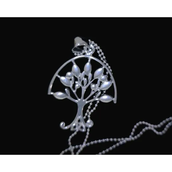 SS Cut Out Tree on Ball Chain Vulcan's Forge LLC KANSAS CITY, MO