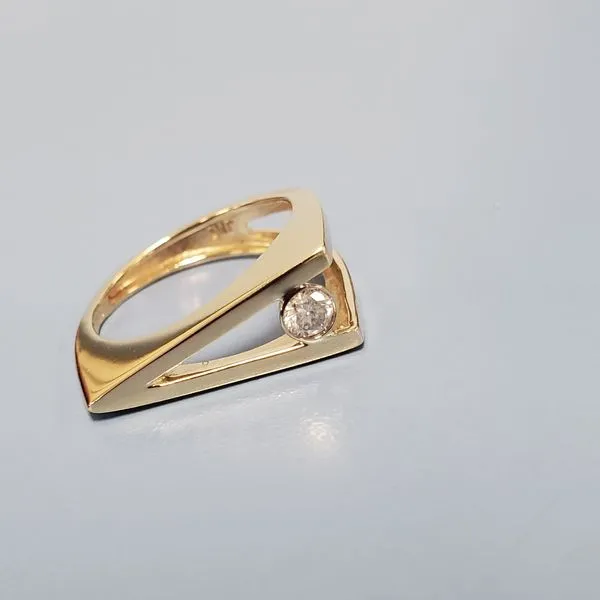 14k Yellow Gold & Diamond Fashion Ring Wallach Jewelry Designs Larchmont, NY
