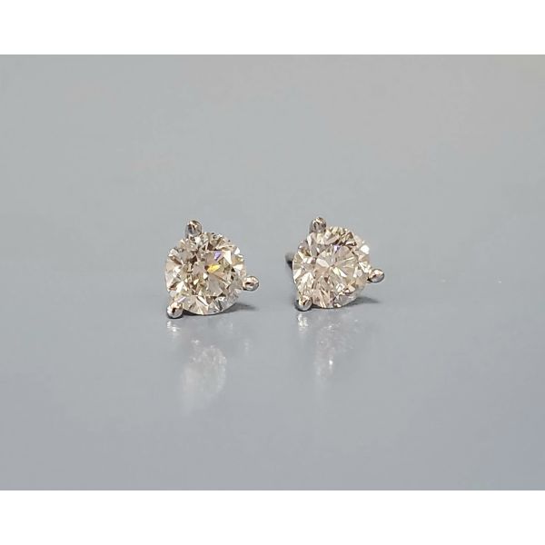 Diamond Stud Earrings Image 2 Wallach Jewelry Designs Larchmont, NY
