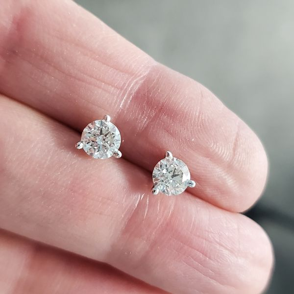 Diamond Stud Earrings Wallach Jewelry Designs Larchmont, NY