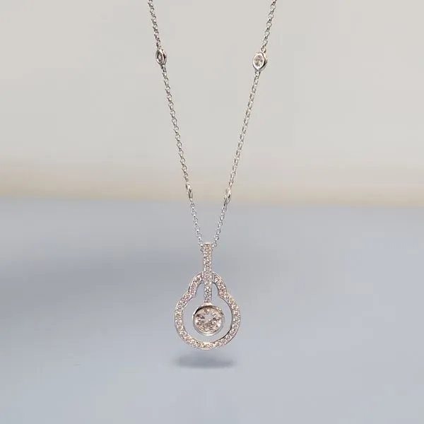 18k Diamond Pendant Image 2 Wallach Jewelry Designs Larchmont, NY