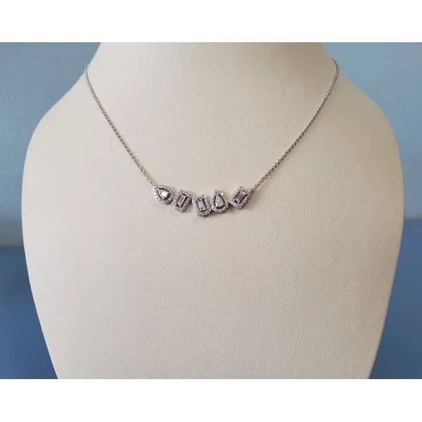 Diamond Shapes Necklace Image 2 Wallach Jewelry Designs Larchmont, NY