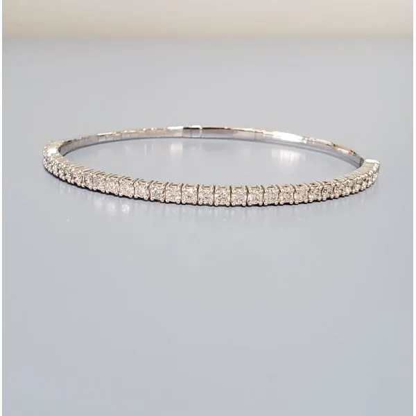Diamond Flexi Bangle Bracelet Wallach Jewelry Designs Larchmont, NY
