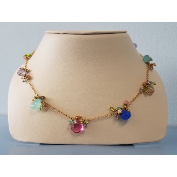 Colorful Gemstone Necklace Image 2 Wallach Jewelry Designs Larchmont, NY