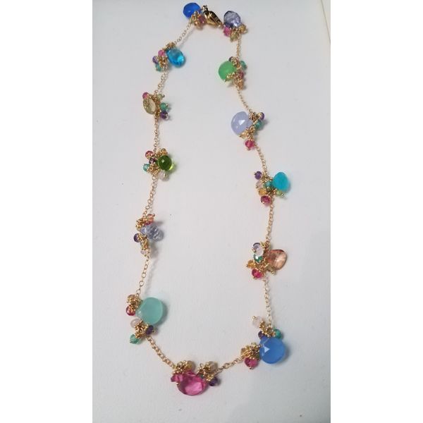 Colorful Gemstone Necklace Wallach Jewelry Designs Larchmont, NY
