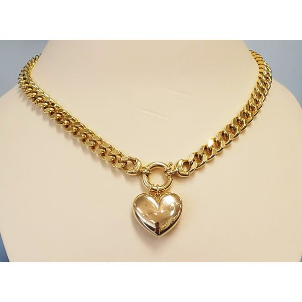 14k Yellow Gold Curb Link Necklace Image 2 Wallach Jewelry Designs Larchmont, NY