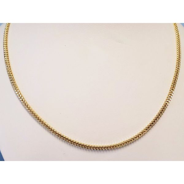 14k Yellow Gold Foxtail Chain Wallach Jewelry Designs Larchmont, NY