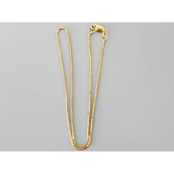 14k Yellow Gold Box Chain Wallach Jewelry Designs Larchmont, NY