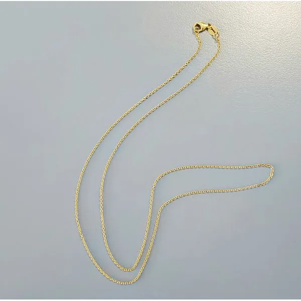 14k Yellow Gold Cable Chain Necklace Wallach Jewelry Designs Larchmont, NY