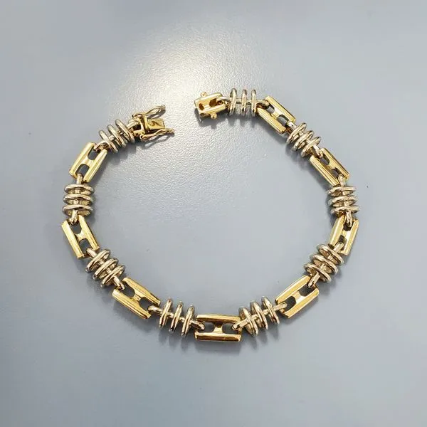 Fancy link bracelet hot sale