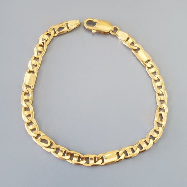 18k Yellow Gold Link Bracelet Wallach Jewelry Designs Larchmont, NY