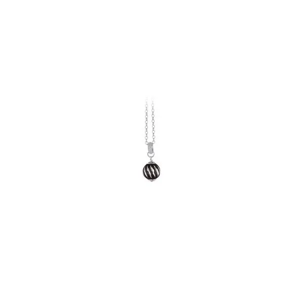Sterling Silver Ball Pendant Necklace Wallach Jewelry Designs Larchmont, NY
