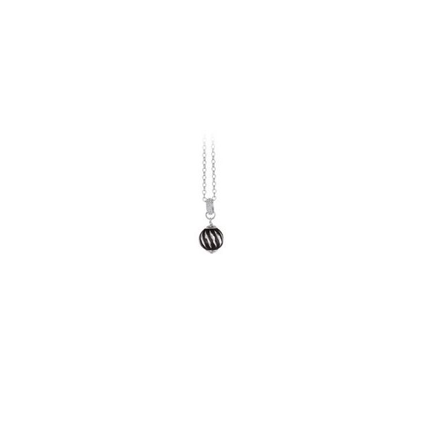 Sterling Silver Ball Pendant Necklace Wallach Jewelry Designs Larchmont, NY