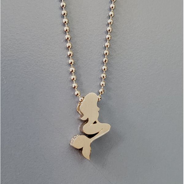 Alex Woo Sterling Silver Mermaid on Bead Chain Wallach Jewelry Designs Larchmont, NY