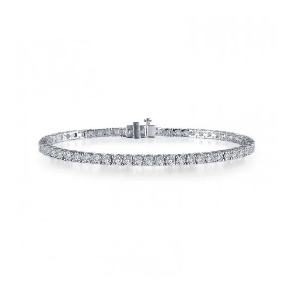 Lafonn Sterling Silver & Simulated Diamonds Tennis Bracelet Wallach Jewelry Designs Larchmont, NY