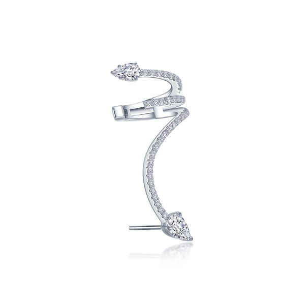 Lafonn Sterling Silver & Simulated Diamond Ear Climber Wallach Jewelry Designs Larchmont, NY