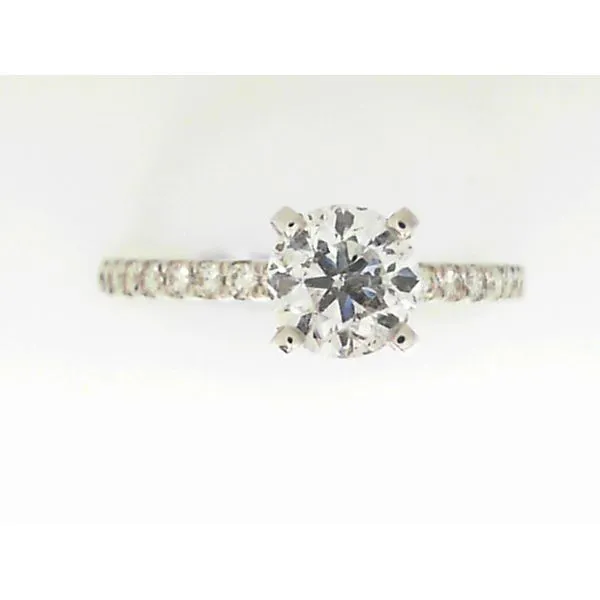 14K White Gold Diamond Engagement Ring Ware's Jewelers Bradenton, FL