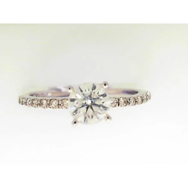 14K White Gold Diamond Engagement Ring Ware's Jewelers Bradenton, FL