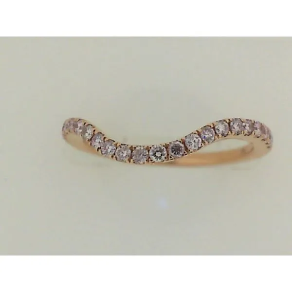Rose 18 Karat Diamond Wedding Band Ware's Jewelers Bradenton, FL