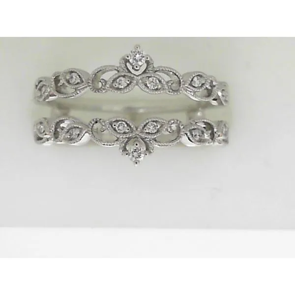 White 14Kt Diamond Wedding Band Ware's Jewelers Bradenton, FL