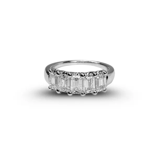 14K White Gold Diamond Anniversary Ring Ware's Jewelers Bradenton, FL