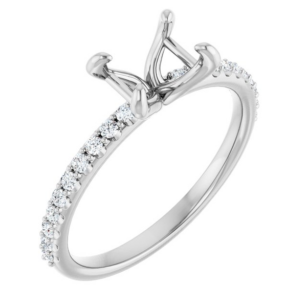 Diamond Semi-Mount Ring Ware's Jewelers Bradenton, FL