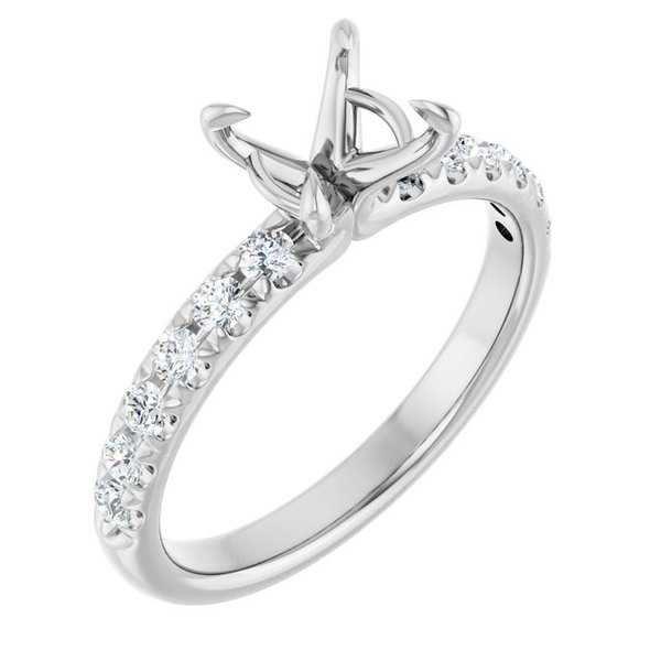 Diamond Semi-Mount Ring Ware's Jewelers Bradenton, FL