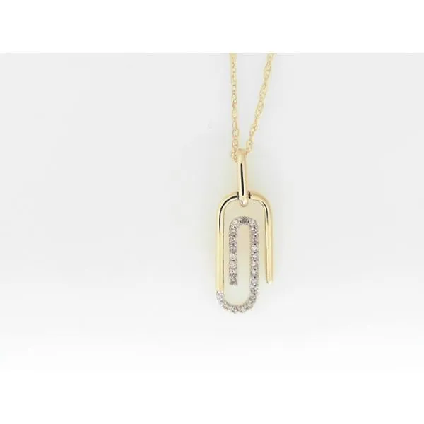 10 Karat Yellow Gold Diamond Pendant similar item image