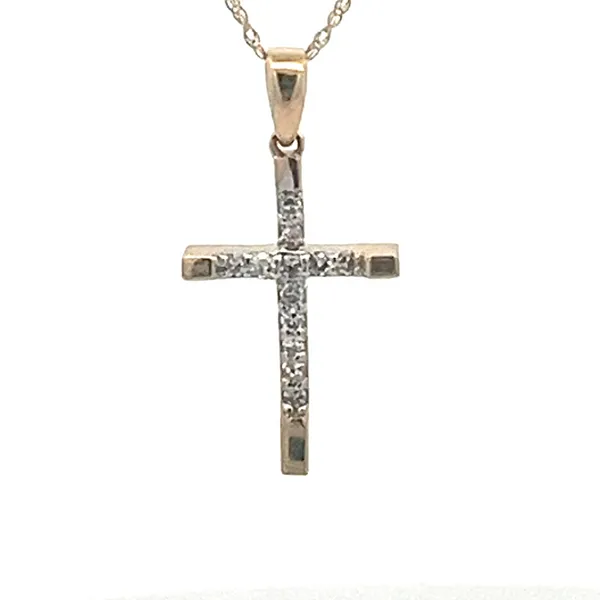 14kt Yellow Gold Diamond Cross Pendant similar item image