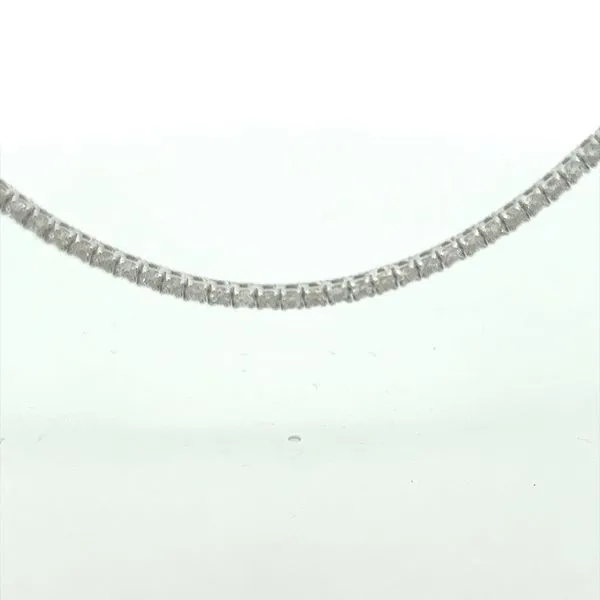 14K White Gold Riviera Diamond Necklace Ware's Jewelers Bradenton, FL