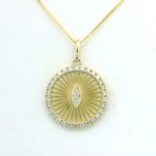 10K Yellow Gold Diamond Necklace Ware's Jewelers Bradenton, FL