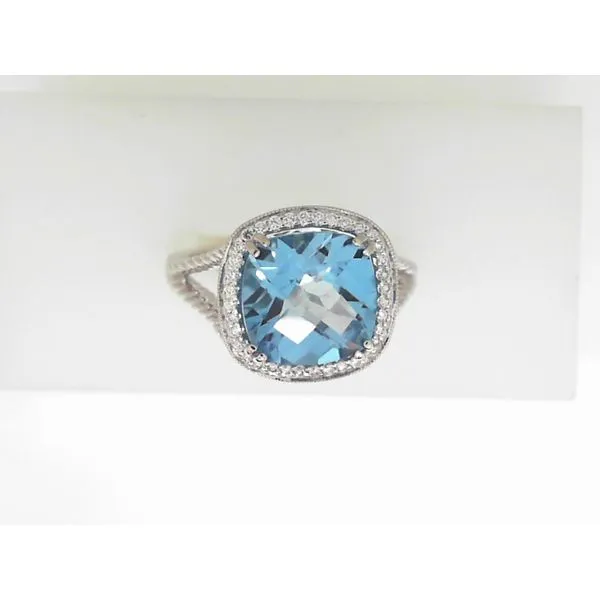 14K Blue Topaz Fashion Ring Ware's Jewelers Bradenton, FL