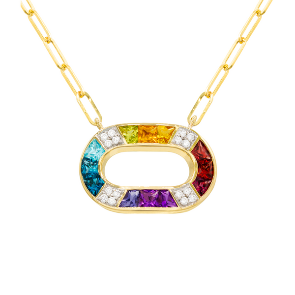 Colored Stone Necklace Ware's Jewelers Bradenton, FL