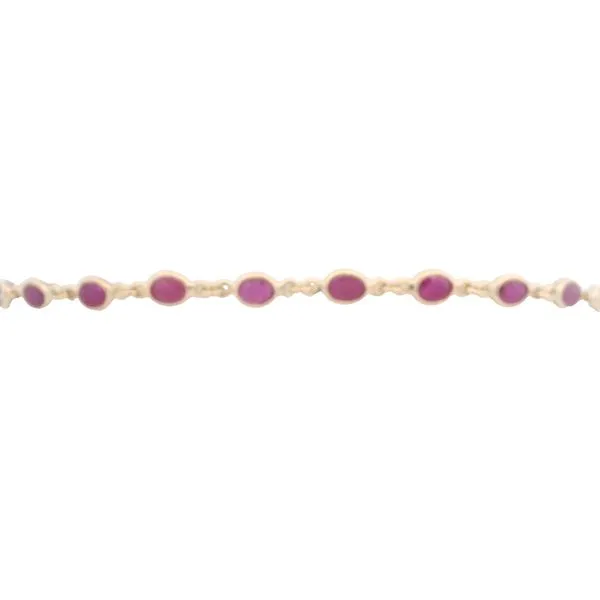 14K Yellow Gold Ruby Bracelet Ware's Jewelers Bradenton, FL