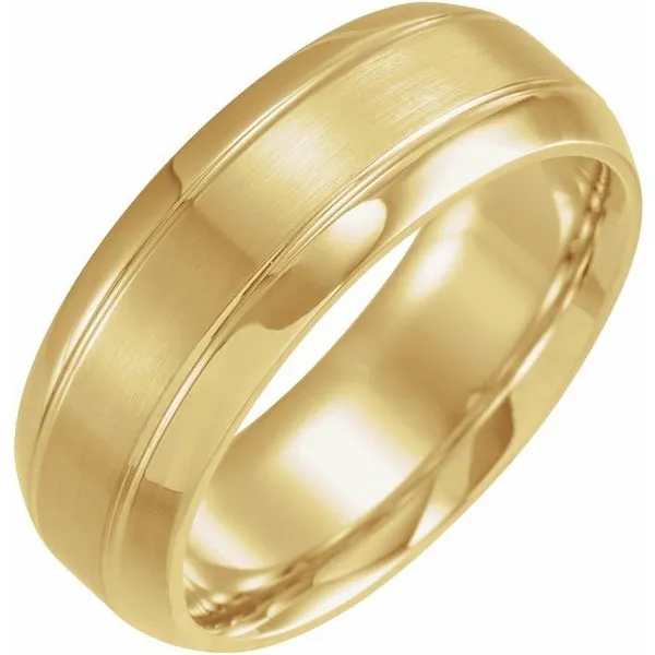 10K Yellow Gold Men's Wedding Band Ware's Jewelers Bradenton, FL