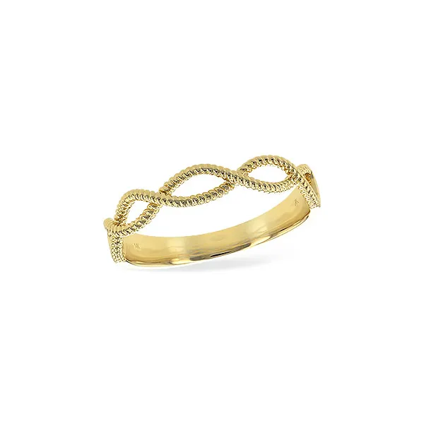 14Kt Yellow Gold Braided Wire Ring Ware's Jewelers Bradenton, FL