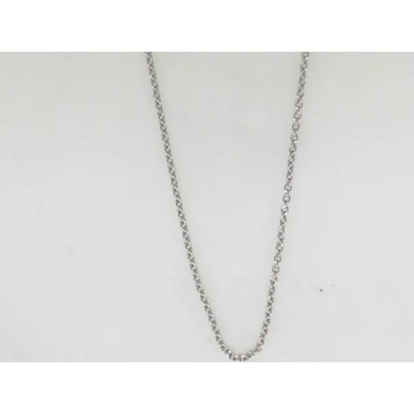 14K White Gold Cable Chain Ware's Jewelers Bradenton, FL